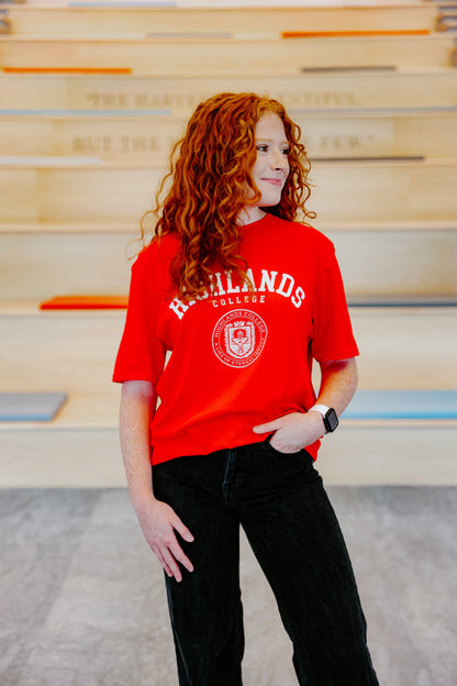 Seal Tee in Red