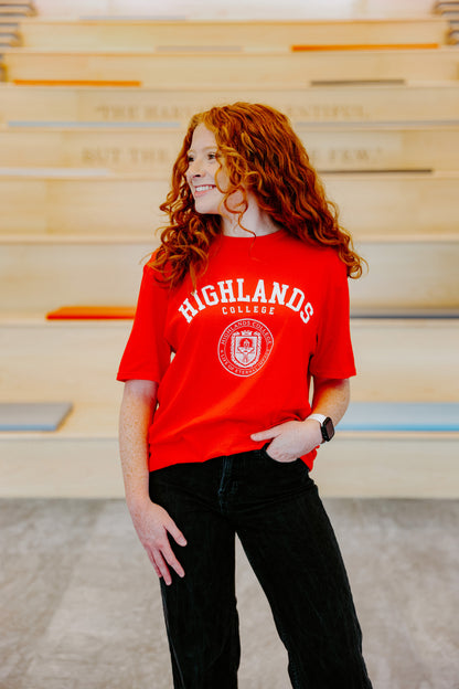 Seal Tee in Red