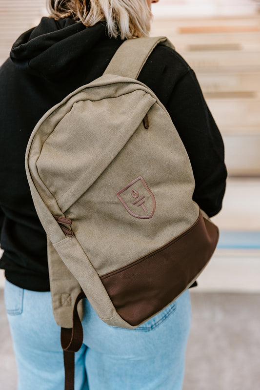 Khaki Backpack